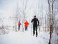 Les gens qui skient à FortWhyte Alive